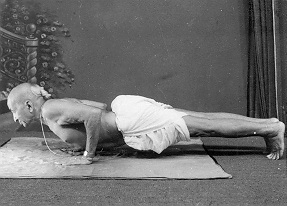 Krishnamacharya - caturangasana